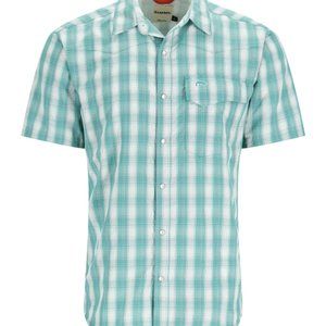 Big Sky Short Sleeve Shirt - Gulf Blue Plaid